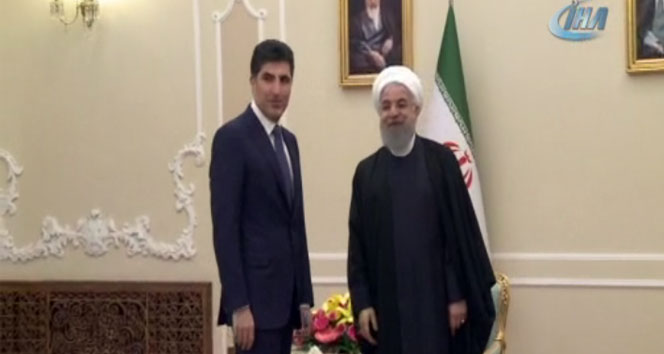 Barzani'den Ruhani'ye ziyaret