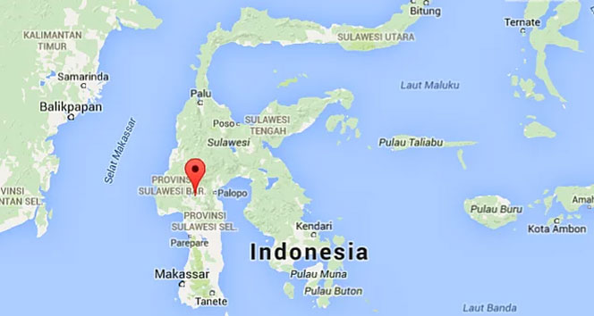 Endonezya'da toprak kaydı