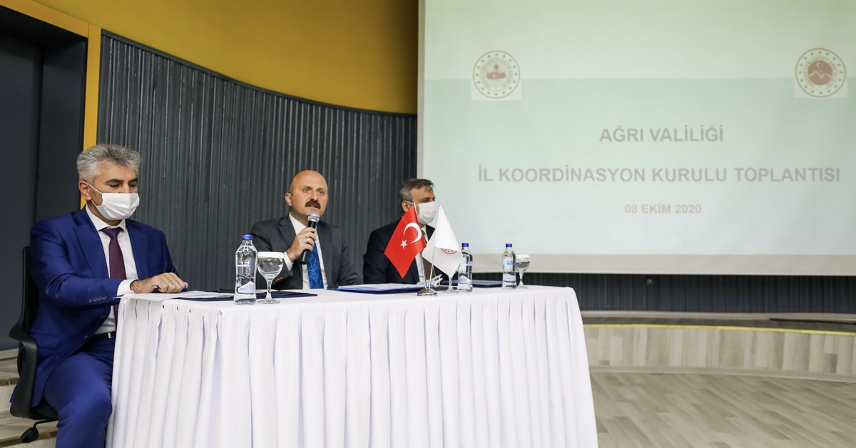 Ağrı'da İl Koordinasyon Kurulu Toplantısı, Vali Varol’un Başkanlığında Gerçekleştirildi
