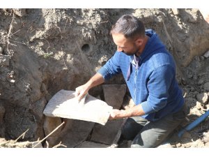 Lahit mezar bulduklarını sandılar, gerçek sonradan ortaya çıktı