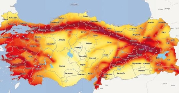 Türkiye fay hattında Ağrı nerede?