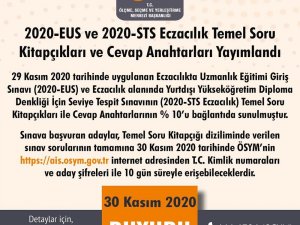 2020 EUS ve 2020 STS soru kitapçığı ve cevap anahtarı yayımlandı