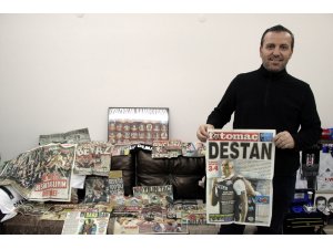 35 yıldır Beşiktaş’ın gazetede çıkan haberlerini biriktiriyor