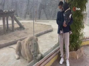 Saracchi, ailesiyle birlikte Aslan Park’ı gezdi