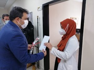 Diyadin Kaymakamı Alper Balcı’dan sağlık çalışanlarına jest