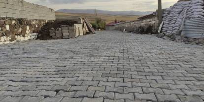 Boyalan Köyü’nde İmece Usulü Yol Çalışması