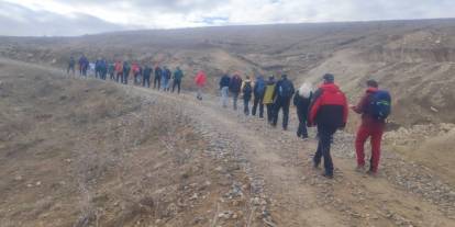 Diyadin’de On Kilometrelik Doğa Yürüyüşü