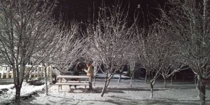 Ararat Garden Bahçesi, Karla Masalsı Bir Güzelliğe Büründü