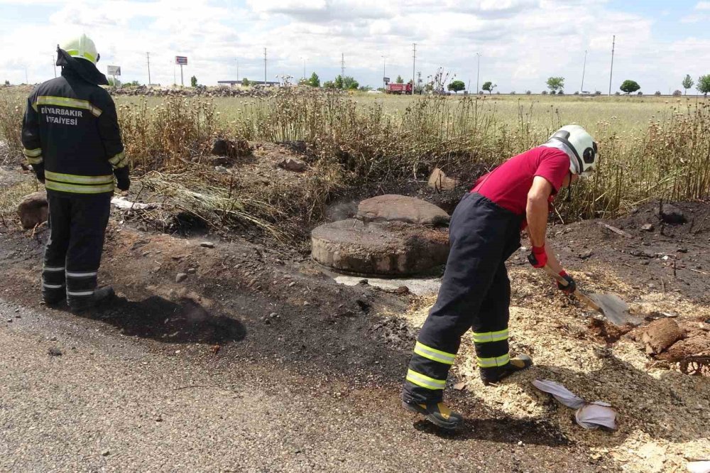 Diyarbakır’da doğalgaz boru hattı patladı