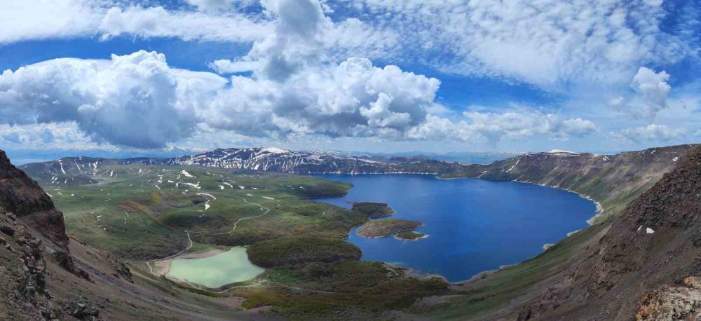 Nemrut krateri zirveden görüntülendi