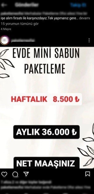 Dolandırıcıların yeni yöntemine dikkat: Ev hanımlarına 36 bin lira maaş vaat edip dolandırıyorlar