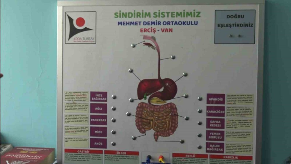 Van'da fen bilgisi öğretmeni materyal tasarım yarışmasında dereceye girdi