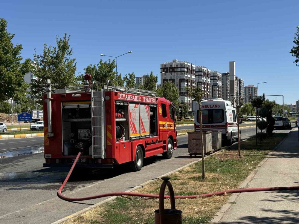 Diyarbakır’da restoranda çıkan yangın korkuttu