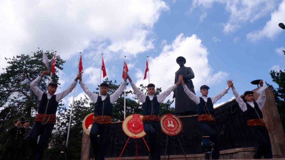 Atatürk’ün Erzurum’a gelişinin 105. yıl dönümü coşkuyla kutlandı