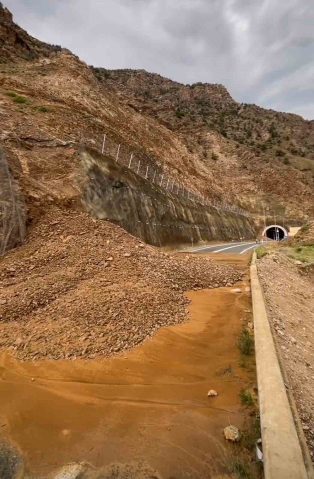 Artvin-Erzurum karayolu heyelan nedeniyle ulaşıma kapandı