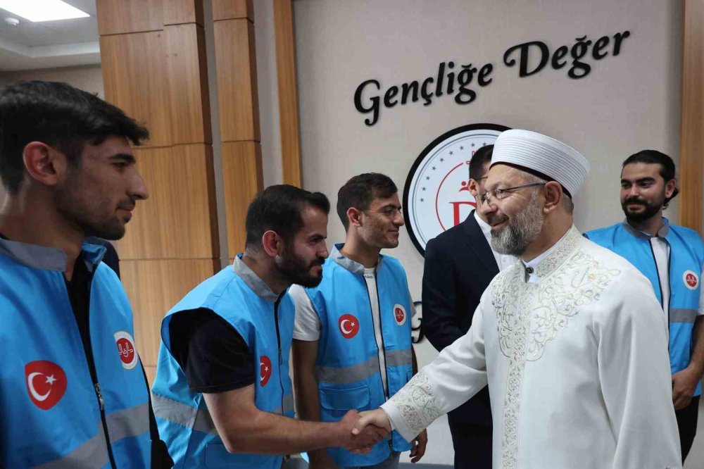 Diyanet İşleri Başkanı Erbaş: “Savunmada bizim çocuklarımız güzel şeyler yapıyorlar”