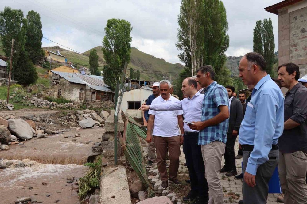 Erzurum’da sel felaketinin yaraları sarılıyor