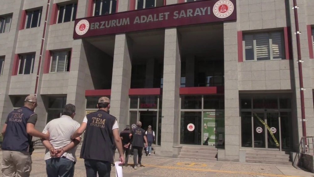 Erzurum'da sözde Kürt Kızılayı adına para toplayanlara operasyon