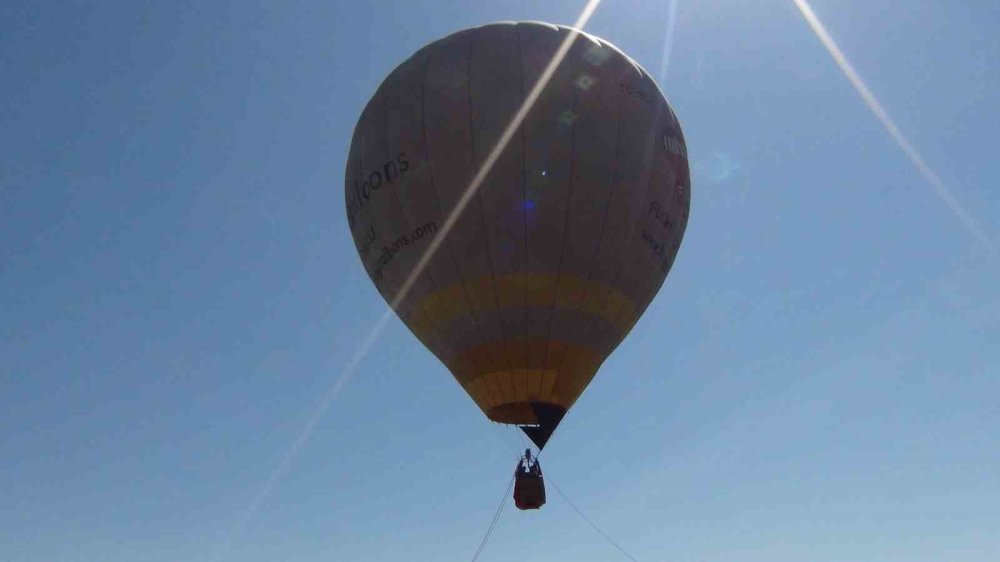 Kars'ta Ani Ören Yeri’nde ilk kez balon uçuruldu