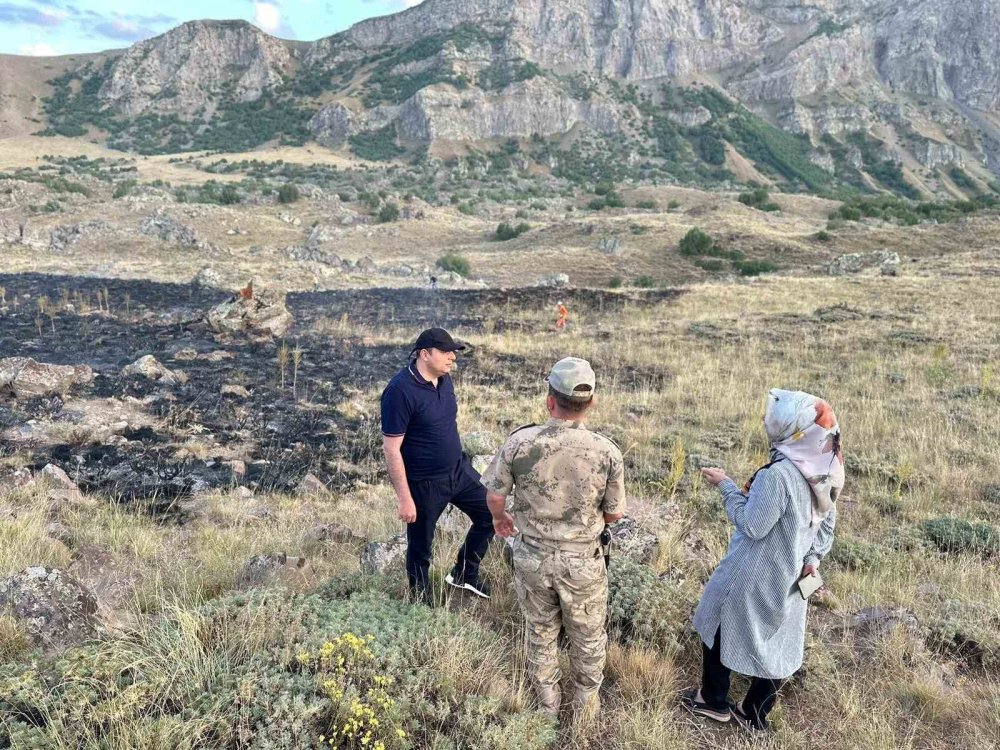 Nemrut Kalderası’nda 7 dekarlık alan kül oldu