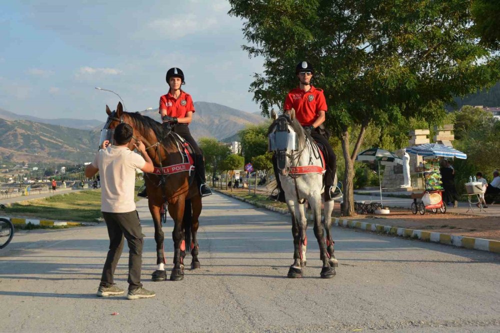 Bitlis'te atlı birlikler devriye attı