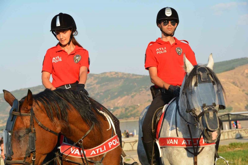 Bitlis'te atlı birlikler devriye attı