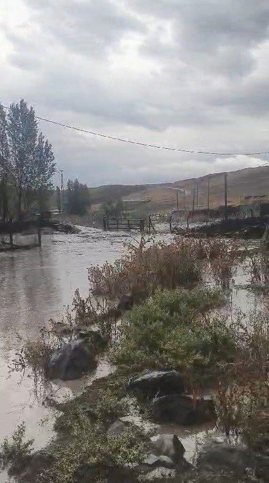 Kars'ı sel vurdu: Evler ve ahırlar sular altında kaldı