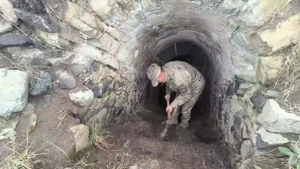 Erzurum jandarmasından tabya temizliği