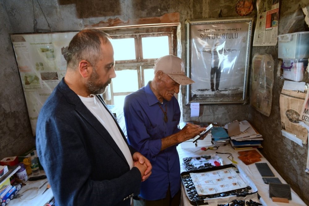 Rektör Şevli’den Urartucayı  bilen Kuşman’a ziyaret