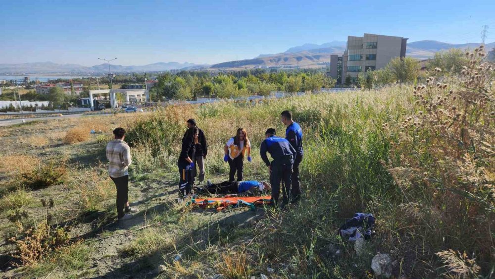 Van’da otomobil yoldan çıktı: 3 yaralı