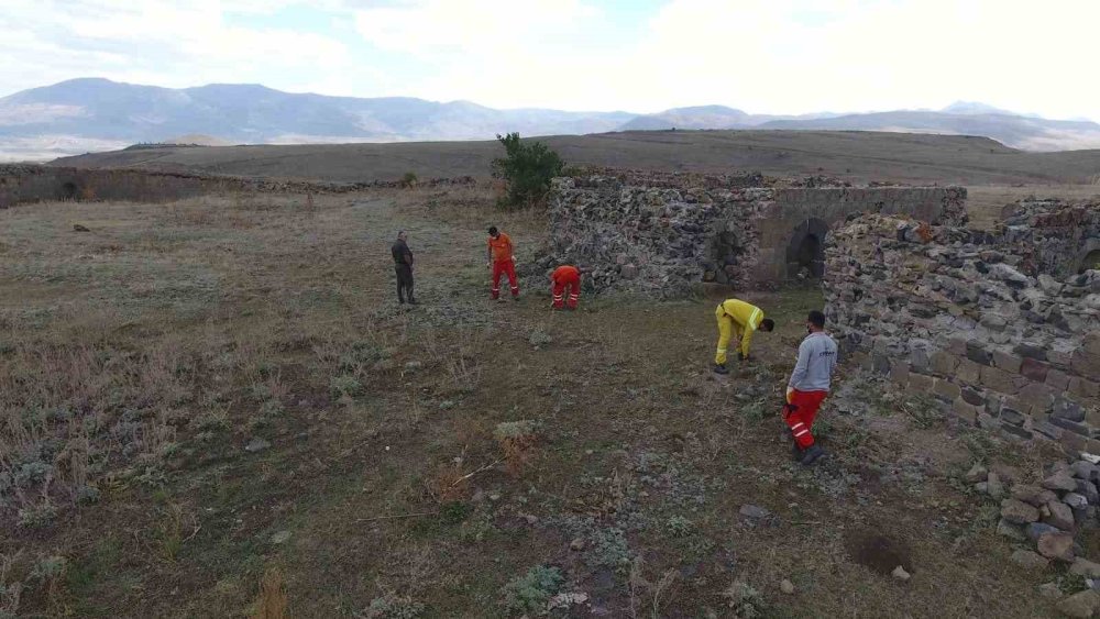 Erzurum'da tarihi tabyalar gün yüzüne çıkarılıyor