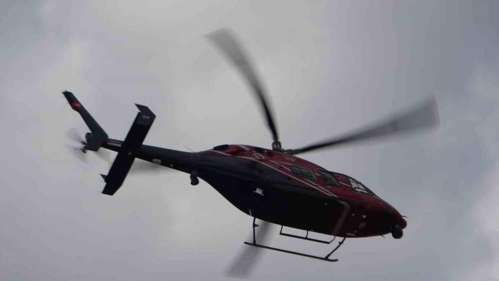 Van'da polis helikopteri de kayıp Rojin’i aramaya destek veriyor