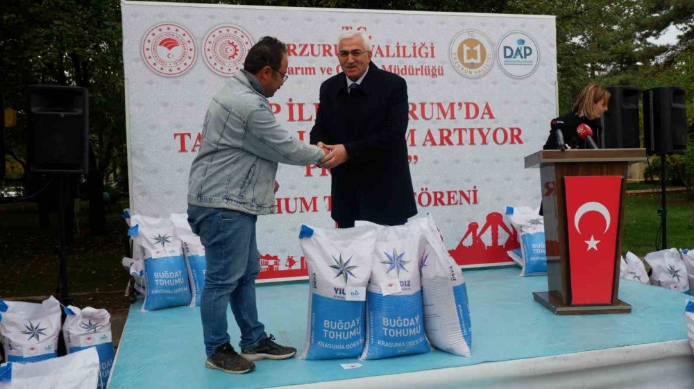 Erzurum’da 935 ton buğday tohumu dağıtıldı