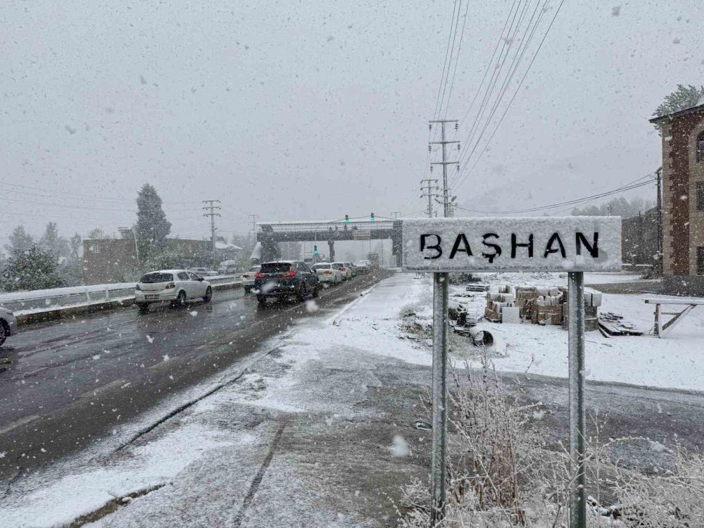 Bitlis güne karla başladı