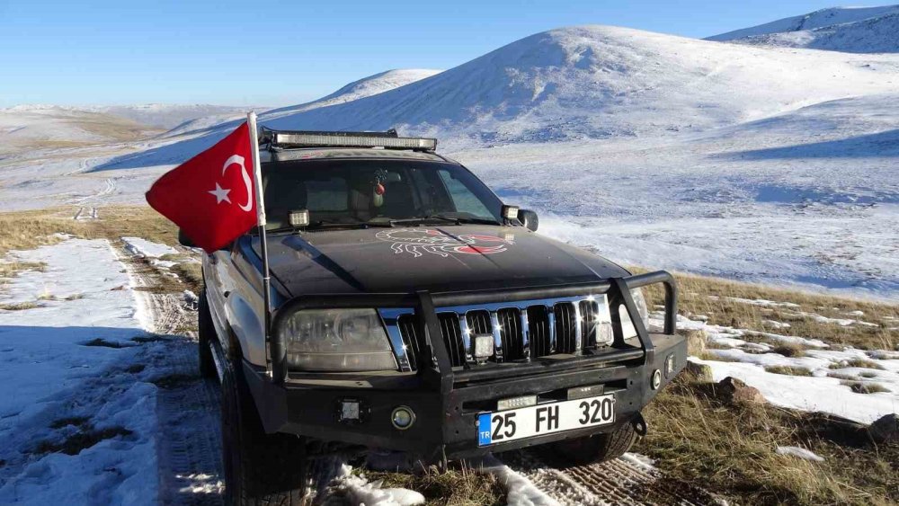 Off-road meraklıları Erzurum'u doğal güzelliklerini keşfediyorlar