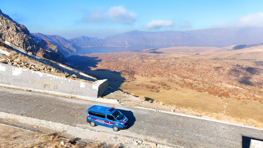 Nemrut Kalderası’nda jandarmadan önlem