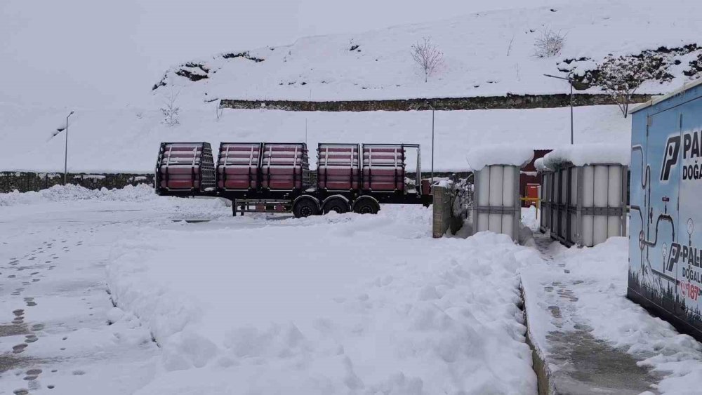 Erzurum’un o ilçesinde soğuklarda doğalgaz krizi