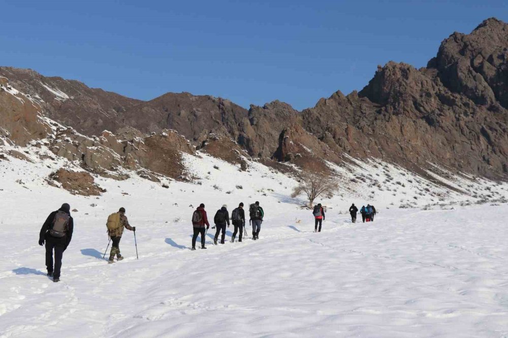 Erzurum’da doğaseverlerden yaban hayatına destek