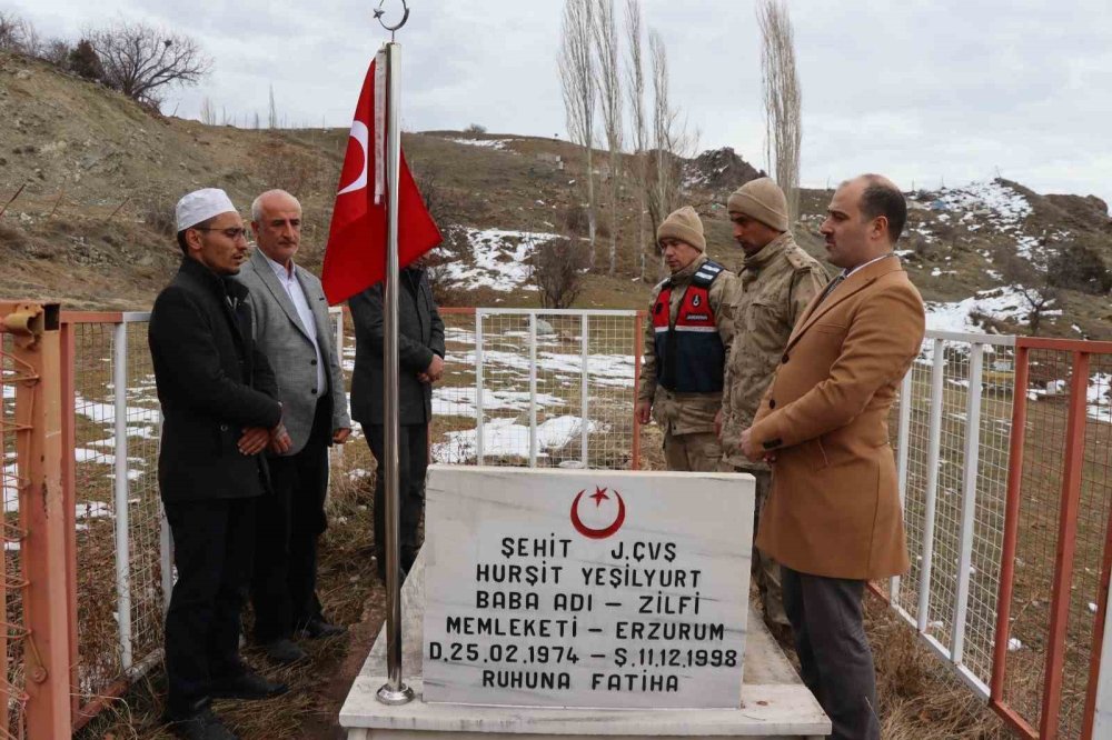 Oltu’da Şehit Hurşit Yeşilyurt’a vefa ziyareti