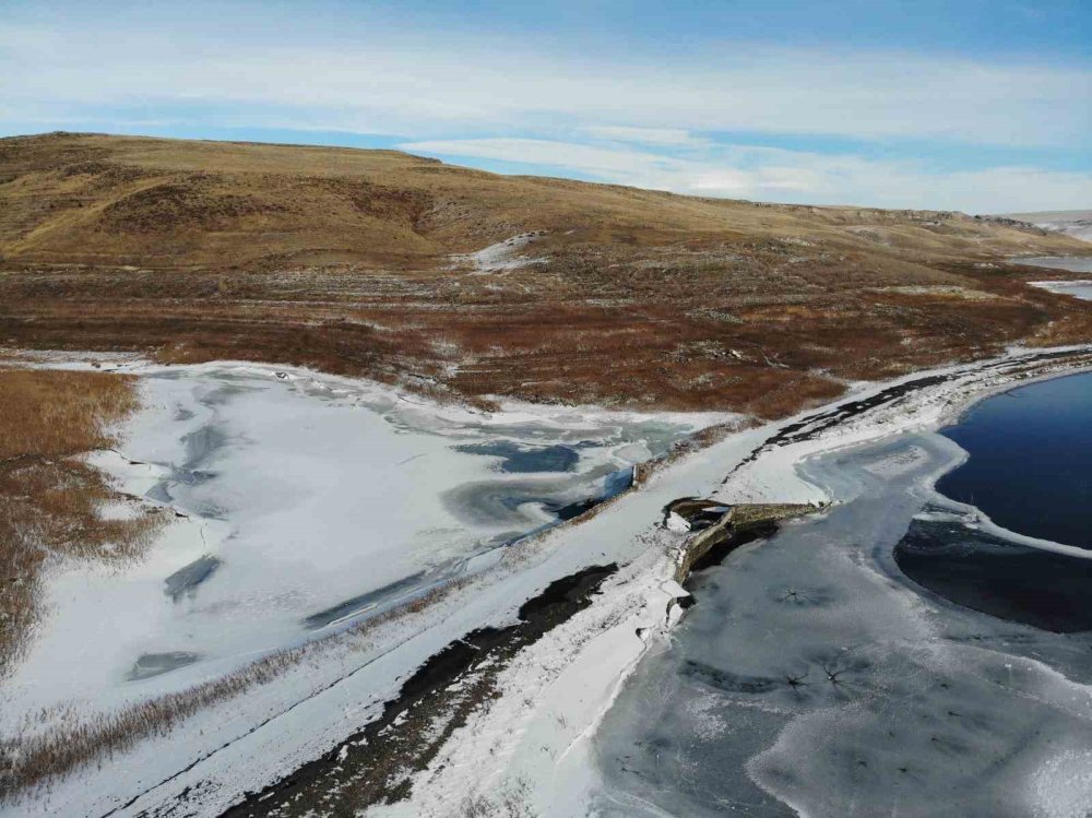 Kars'ın Antarktika'yı aratmayan görüntüleri